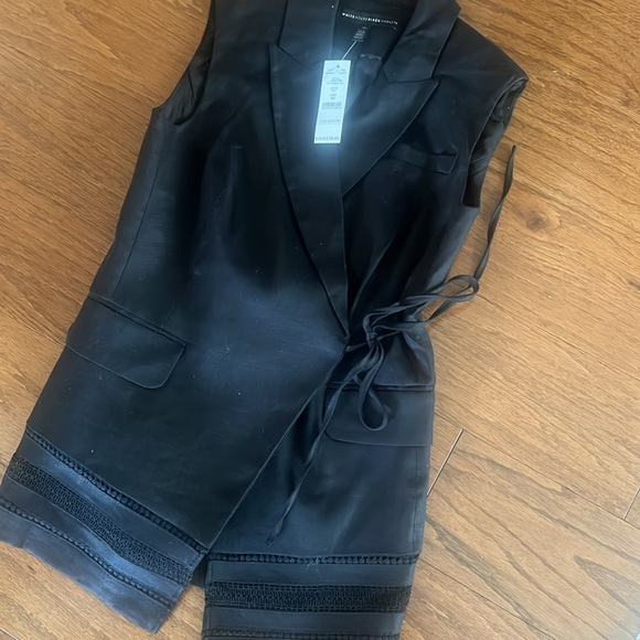 WHBM TIE FRONT VEST, size 00, NWT - Picture 6 of 8